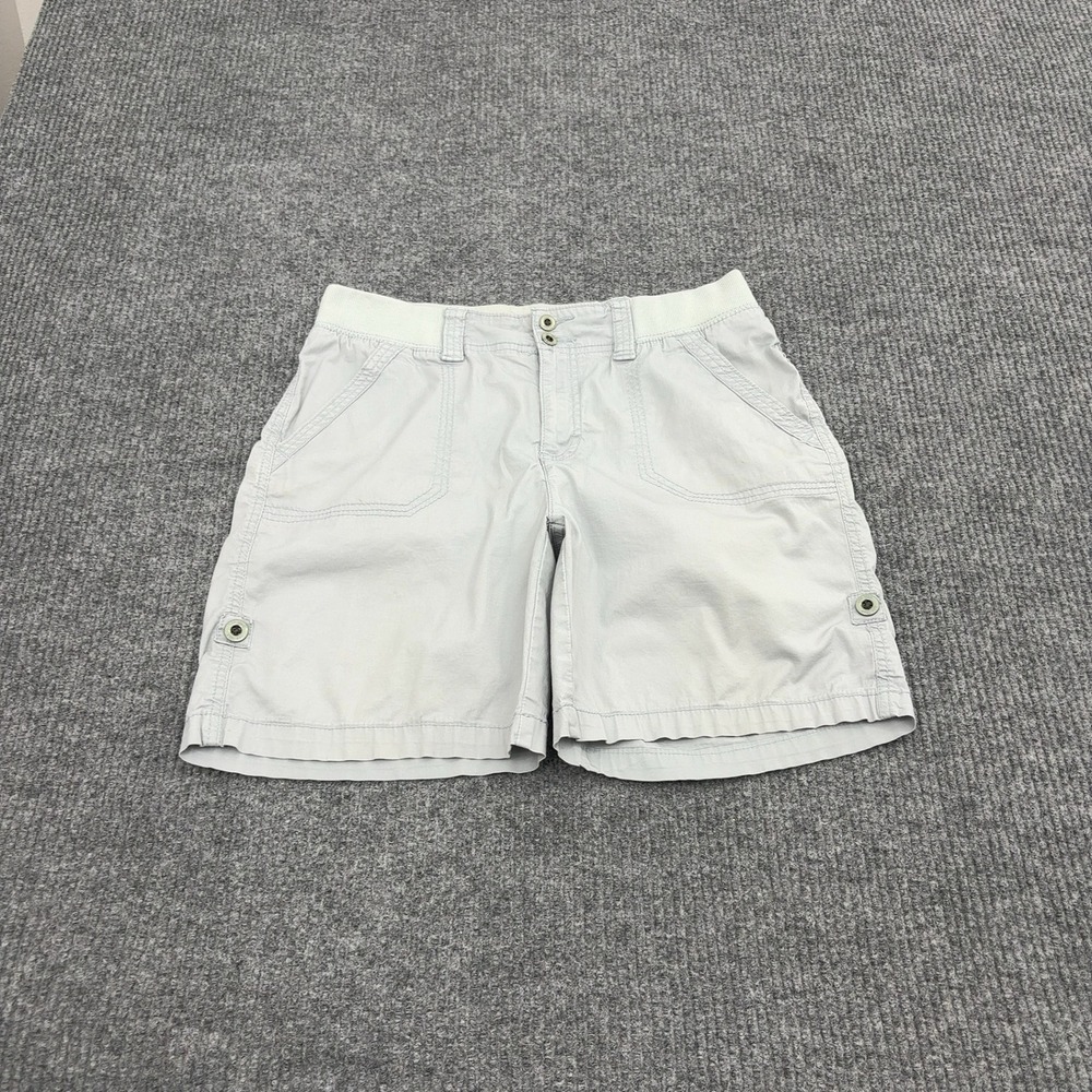 Lee Shorts Womens 12 Grey Cotton Stretch Cargo Casual‎ Gorpcore
